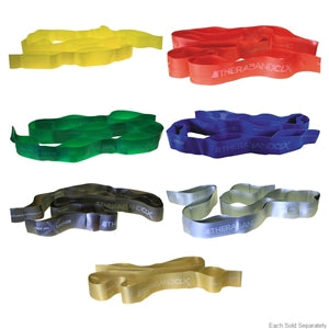 Load image into Gallery viewer, TheraBand® Non-Latex CLX™ Consecutive Loops, 25 Yard Dispenser Box
