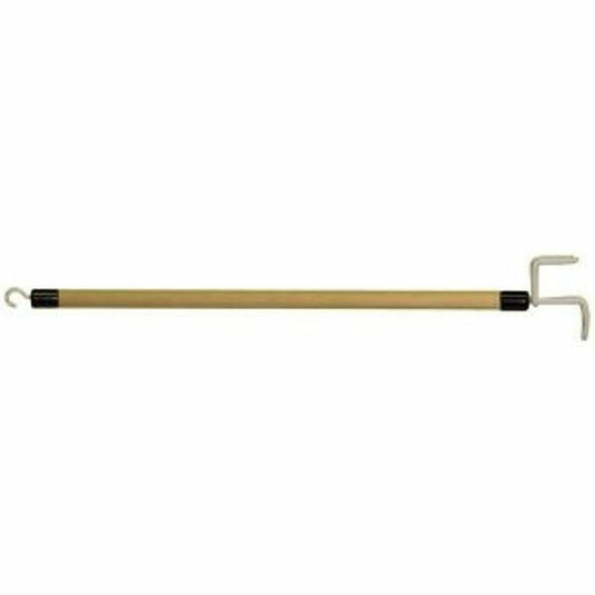 Economy Lightweight Wooden Dressing Aid Stick with Small C Hook - 27