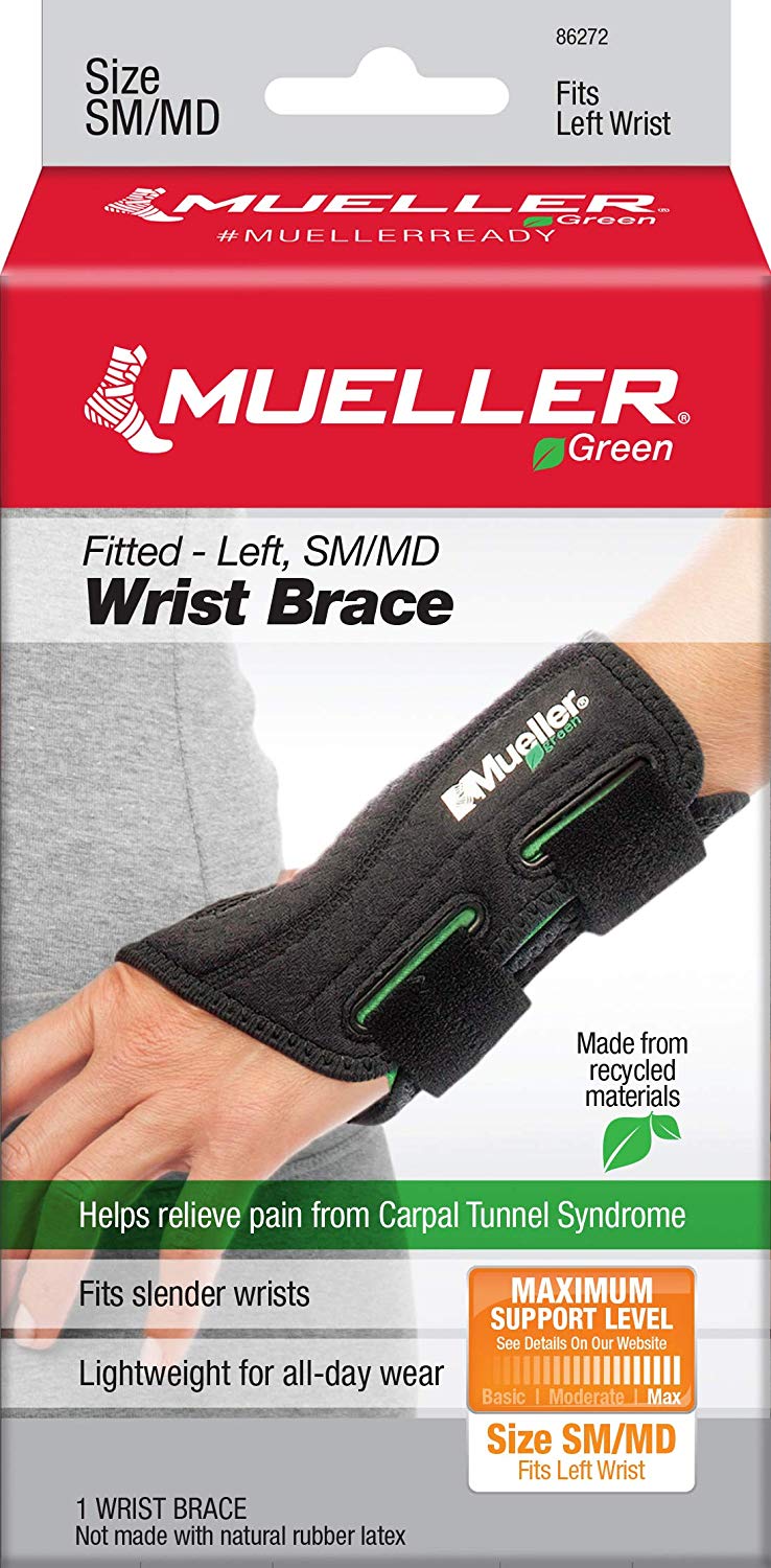Load image into Gallery viewer, Mueller Green Fitted Wrist Brace