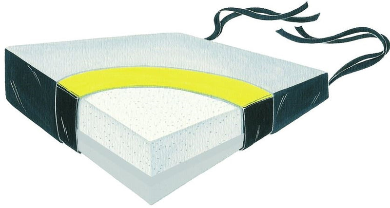 Load image into Gallery viewer, SkiL-Care Wedged Foam Wheelchair Cushion