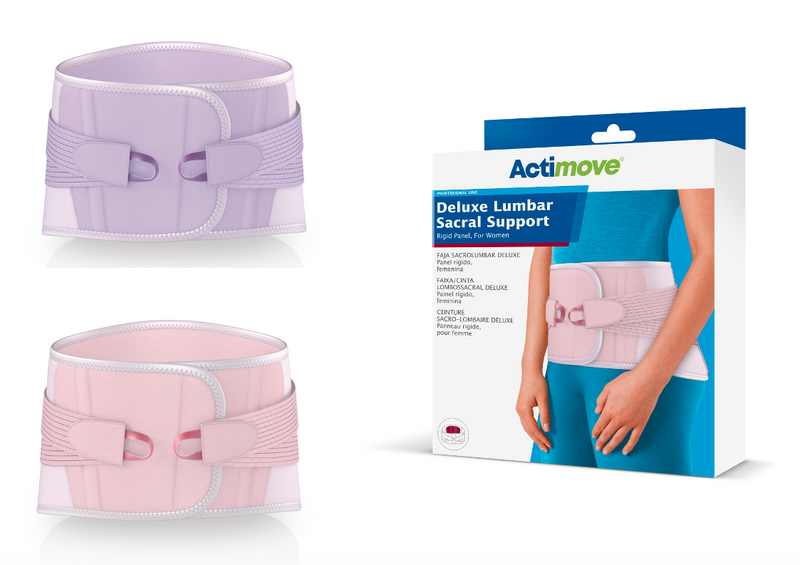 Load image into Gallery viewer, Actimove Deluxe Lumbar Sacral Support Rigid Panel, For Women
