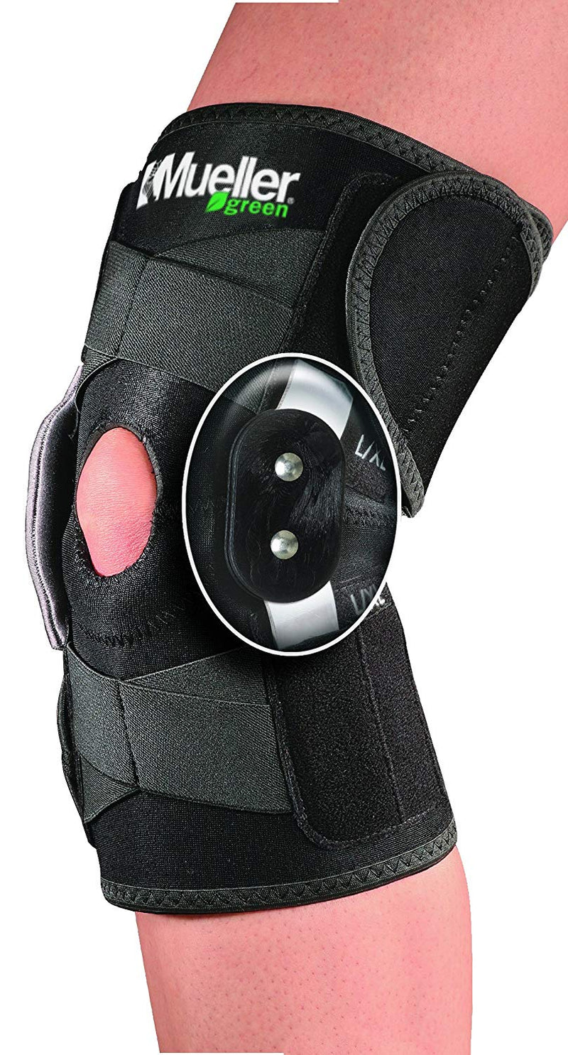 Load image into Gallery viewer, Mueller Green Adjustable Hinged Knee Brace
