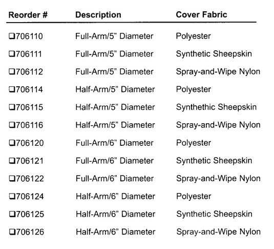 SkiL-Care Lateral Stabilizer Armrest Bolster