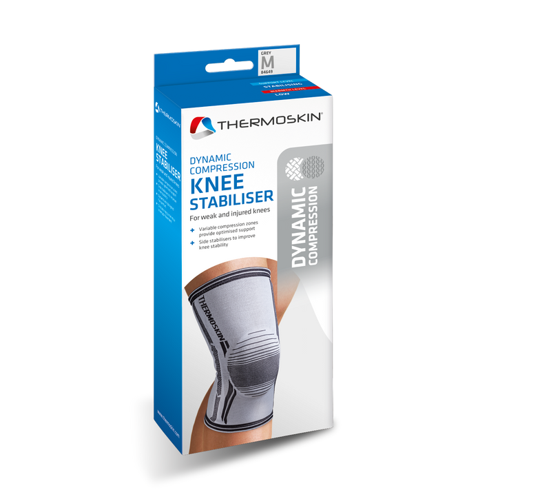 Load image into Gallery viewer, Thermoskin Dynamic Compression Knee Stabilizer