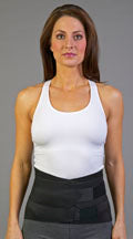 Load image into Gallery viewer, Med Spec Back-n-Black Low Profile Lumbar-Sacral Support