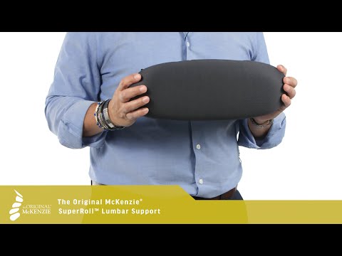 Load and play video in Gallery viewer, OPTP The Original McKenzie® SuperRoll™ Lumbar Support