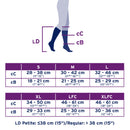 JOBST Women's Ultrasheer Petite Knee High Classic 20-30 mmHg Closed Toe