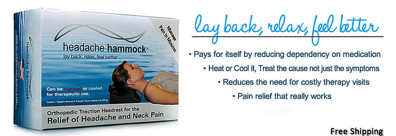 Headache Hammock: Orthopedic Traction Headrest