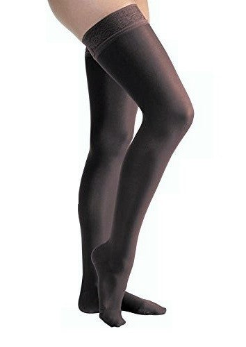 JOBST Women's UltraSheer Thigh High Lace Petite Closed Toe