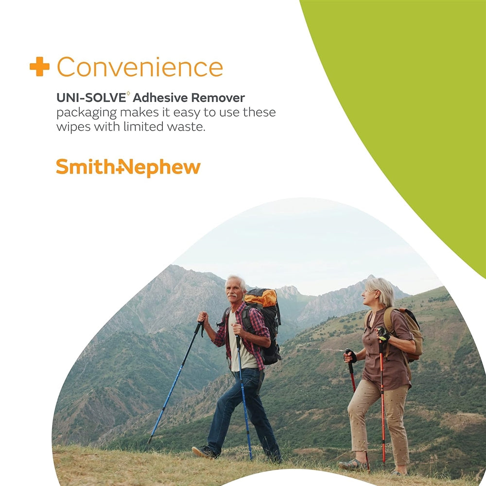 Smith And Nephew Uni-Solve Adhesive Remover Wipes – Rehab Supply Shoppe