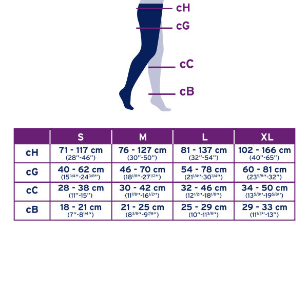 JOBST Relief Compression Chap, 20-30 mmHg Open Toe, Beige