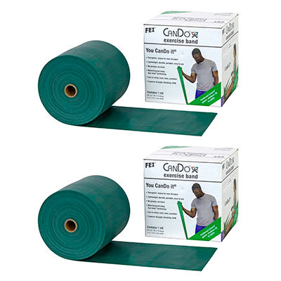 CanDo® Low Powder Exercise Band Rolls