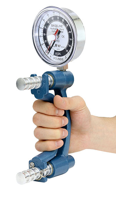 Baseline Hand Dynamometer - HiRes Gauge - ER 300 lb Capacity