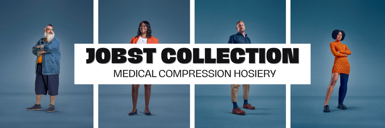 JOBST collection of medical compression hosiery, compression wraps and bandages