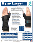 Med Spec Ryno Lacer® Wrist & Thumb Support - Short
