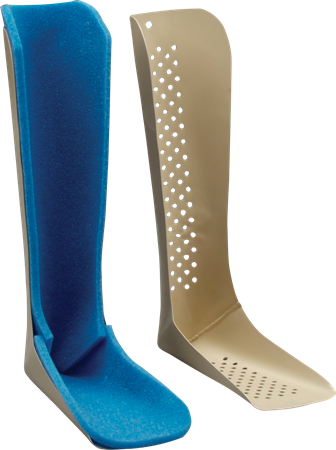 DeRoyal Posterior Leg Splint Aluminum w/ Foam, Short Leg, Adult 16"