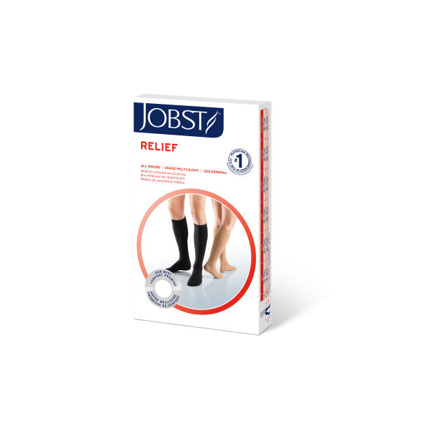 JOBST Relief Compression Knee High, 20-30 mmHg Closed Toe