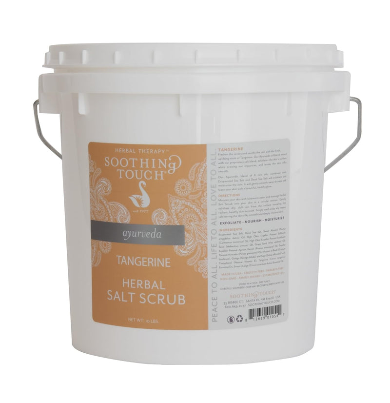 Load image into Gallery viewer, Soothing Touch Tangerine Herbal Salt Scrub
