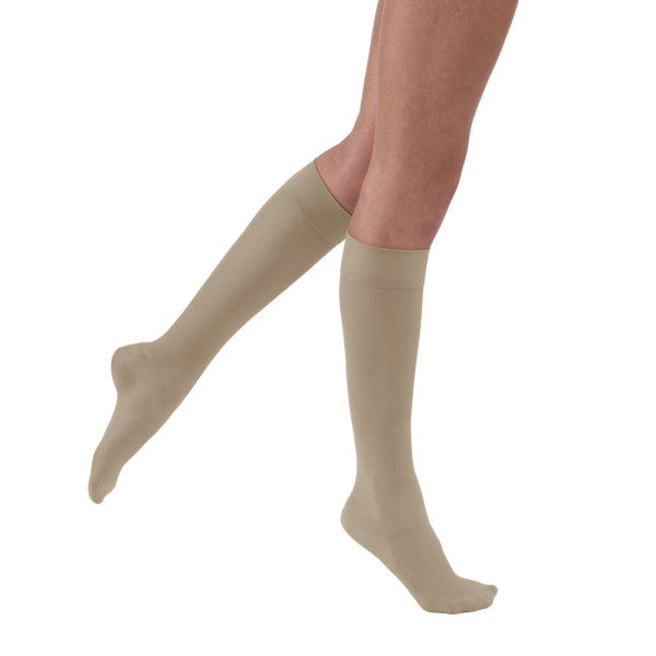 JOBST Women's Ultrasheer Knee High Classic 15-20 mmHg Closed Toe