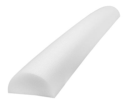 CanDo White PE Foam Roller