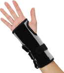 DeRoyal Black Foam 8" Wrist Splint, Dynamic Closure, Universal