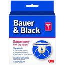 3M Bauer&Black™ 0-2 Scrotal Support Suspensory w/ Leg Straps, Medium, White