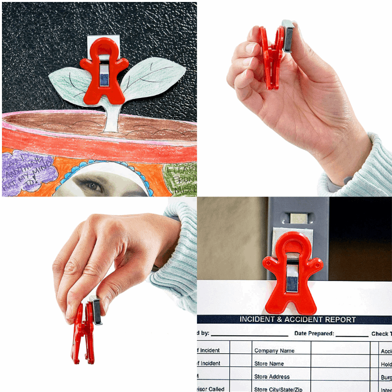 The Pencil Grip Magnet Man Magnetic Clip