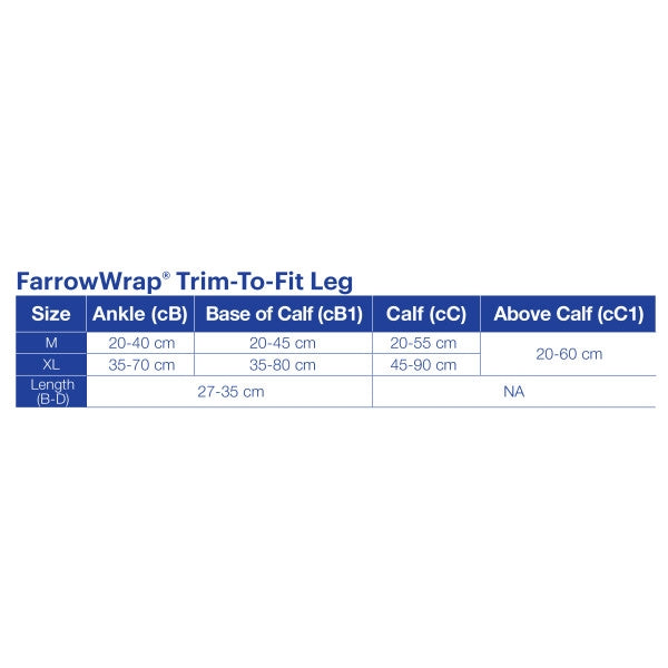 JOBST FarrowWrap Lite TTF Compression Wraps 20-30 mmHg Legpiece, Tan, Medium