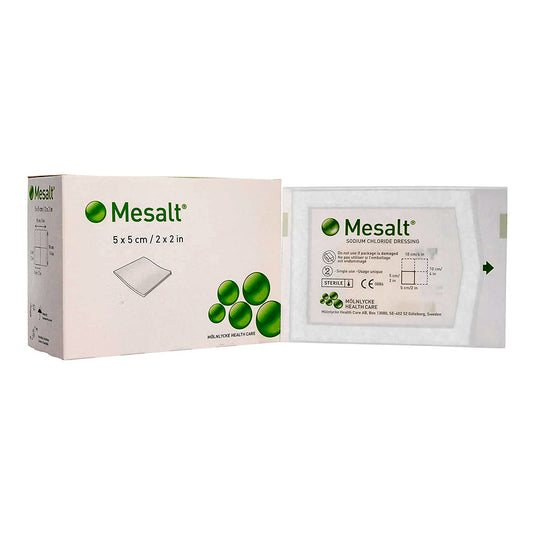 mesalt dressing Mesalt Square 3 x 3 Inch Sodium Chloride Dressing