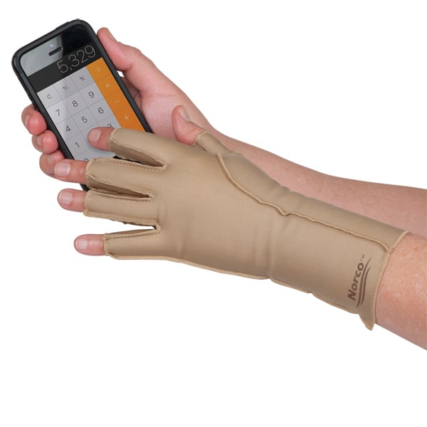 Load image into Gallery viewer, Norco® Heavy Compression Gloves - Open Finger, Over the Wrist
