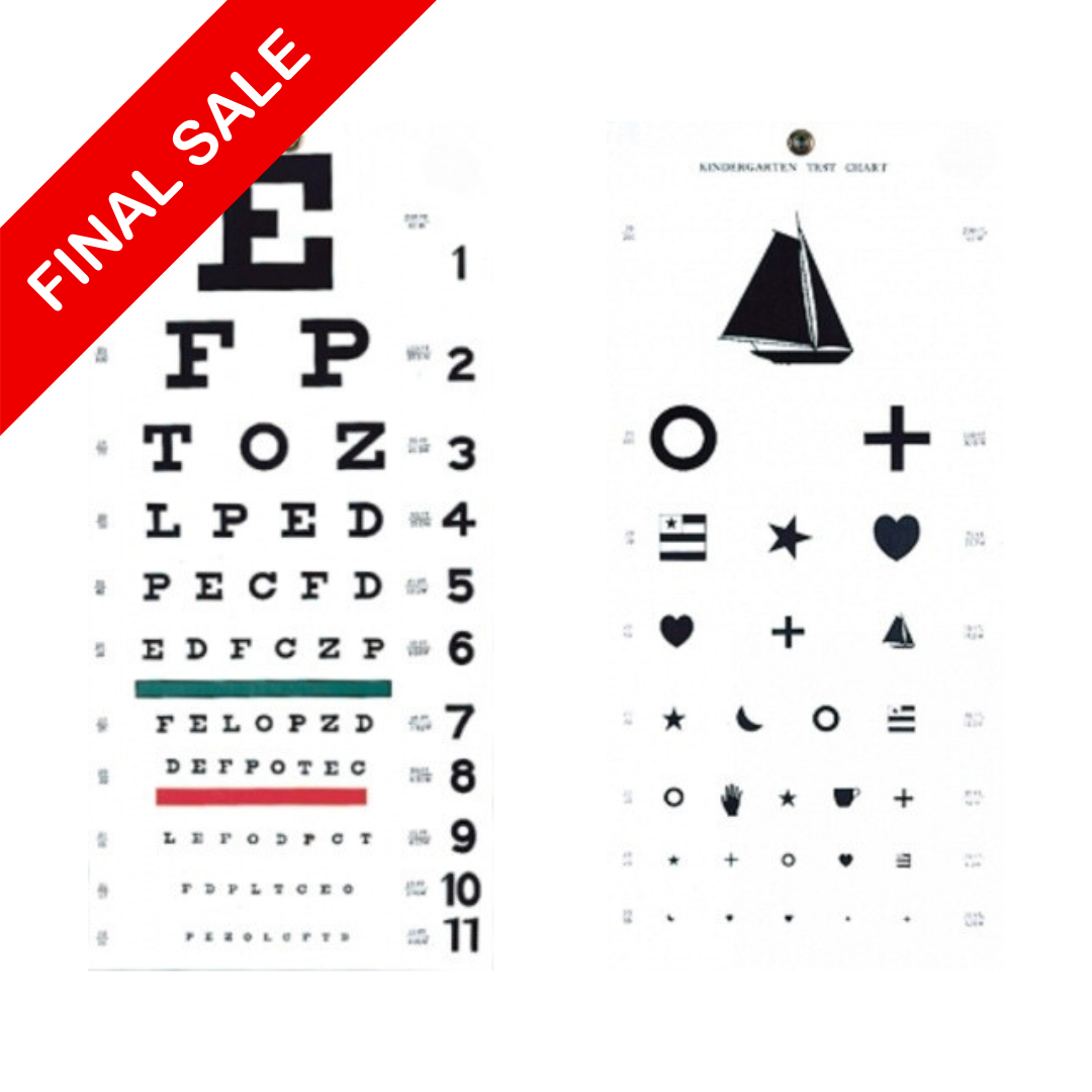 Graham-Field Products Eye Charts, Kindergarten Hanging Eye Chart & Sne ...