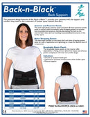 Med Spec Back-n-Black Back Support