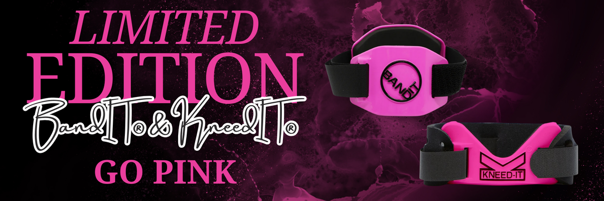 Limited Edition BandIt and KneedIt. Go Pink with ProBand this October!