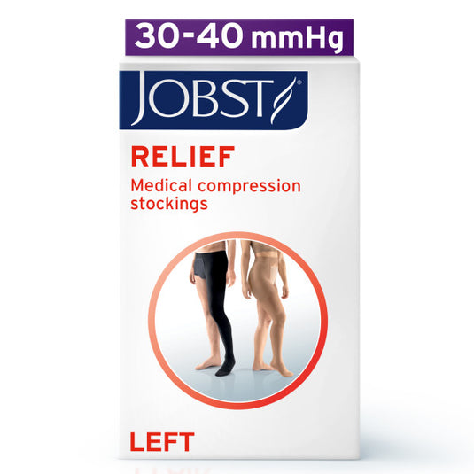 JOBST Relief Compression Stockings 30-40 mmHg Chap Open Toe