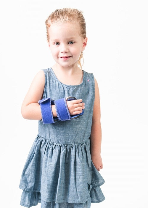 Load image into Gallery viewer, SALE! Comfyprene Wrist/Hand/Finger Orthosis. Purple / Pediatric Small - Closeout
