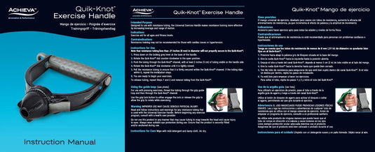 Achieva™Quik-Knot™ Exercise Handle & Anchor Clip