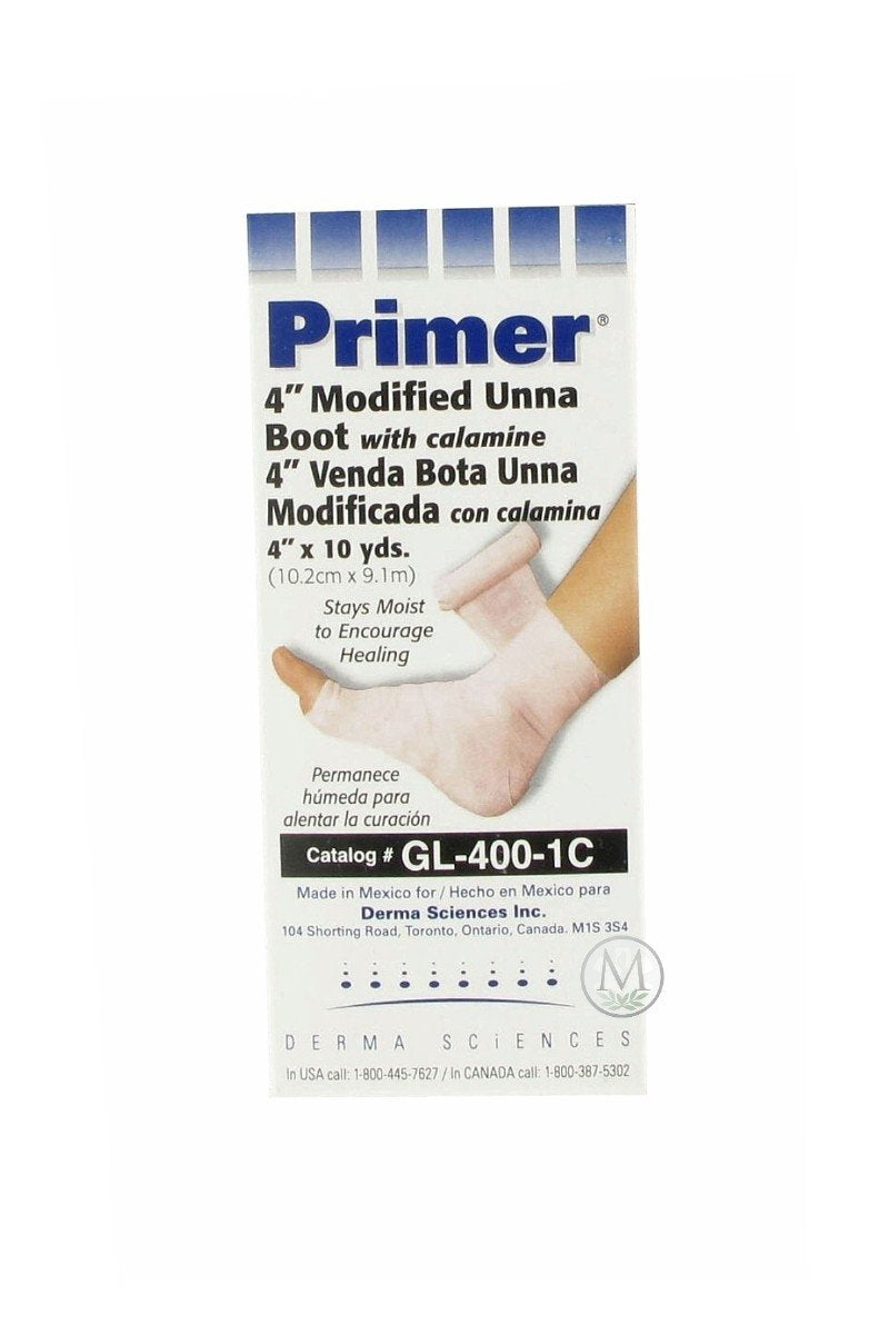 Derma Sciences Primer Modified Unna Boot Compression Bandage - 3" or 4"