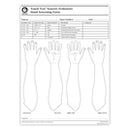 Touch Test Hand Screening Forms (Pack of 100)