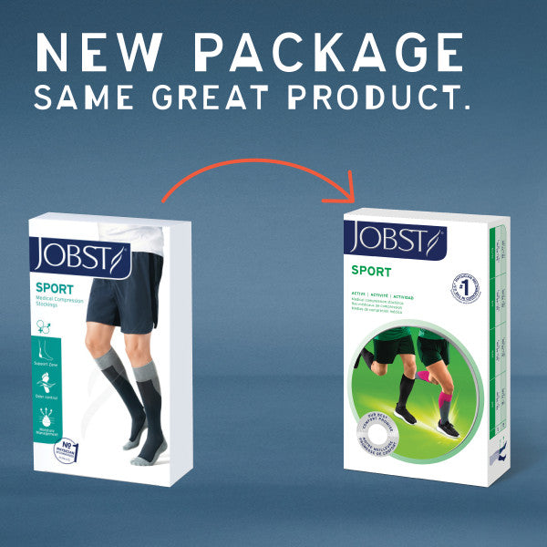 JOBST Sport Knee High 15-20 mmHg Closed Toe