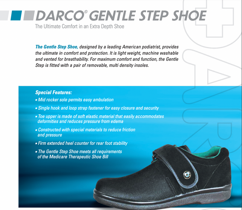 Darco Gentlestep Shoe Women's 9 / Men's 7½ Medium Width, Black Model