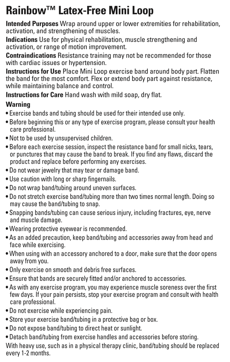 Load image into Gallery viewer, Rainbow™ Exercise Band Mini Loops, Latex Free, Each
