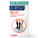JOBST Relief Silicone Compression Knee High, 20-30 mmHg Closed Toe