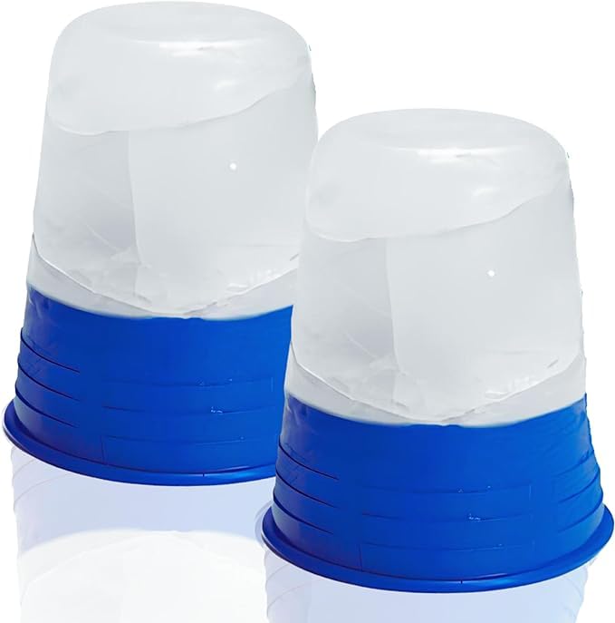 Cryocup - the Premier Ice Massage Cup for Pain or Beauty Routine, Ice Massage, Facial Ice Roller, Ice Massager, Made in USA