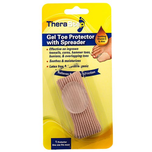 Silipos TheraStep Gel Toe Protector with Spreader