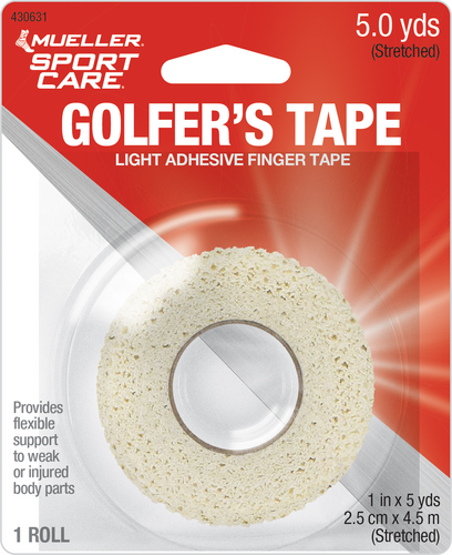 Mueller Golfer's Grip Tape, 1 in x 5 yd stretched