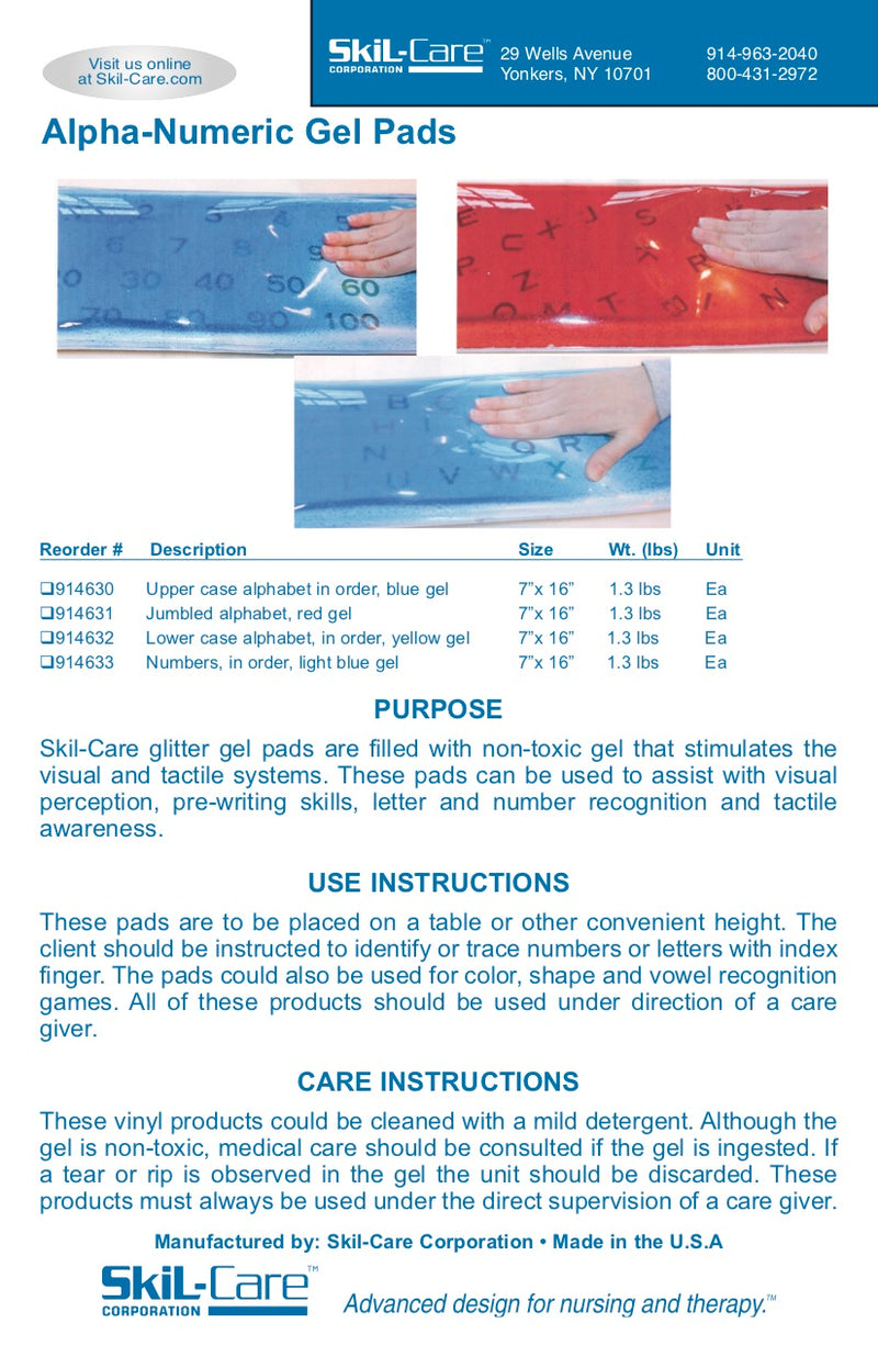 SkiL-Care Number Gel Packs