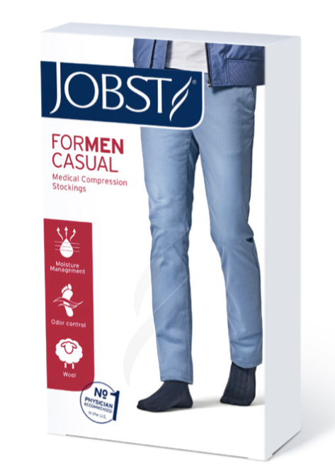 JOBST forMen Casual 20-30mmHg Knee High Socks