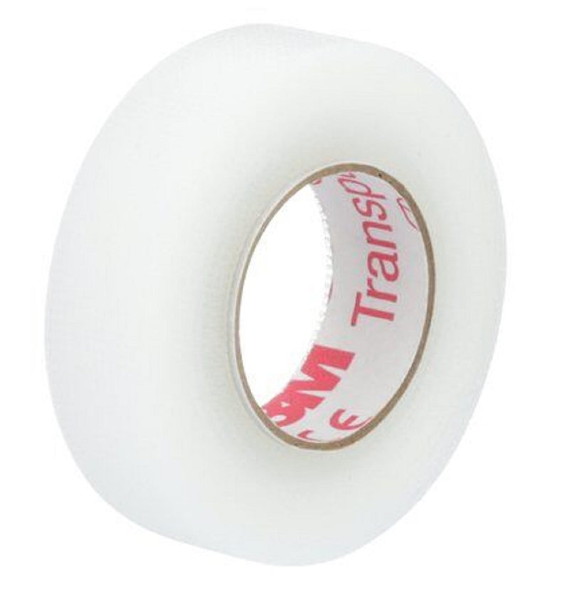 3M Transpore Clear Surgical Tape 1 x 10 yards Roll - 1, 2, 4, 6, 12 or 24  rolls