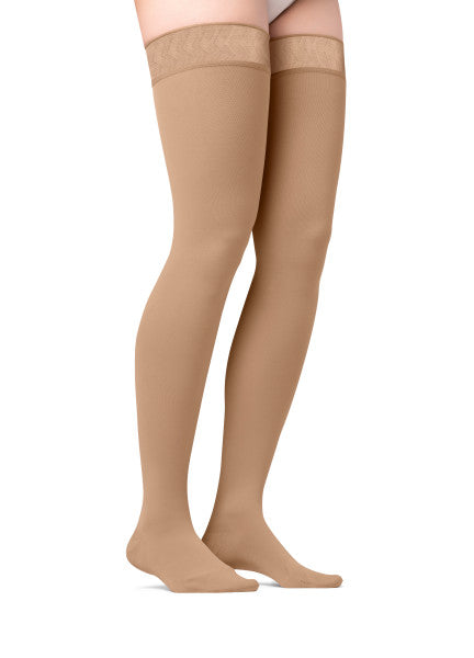 JOBST® Maternity Opaque Thigh High Compression Stockings, 15-20 mmHg, Closed Toe