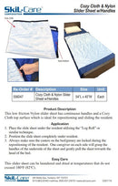 SkiL-Care Cozy Cloth & Nylon Slider Sheet w/Handles